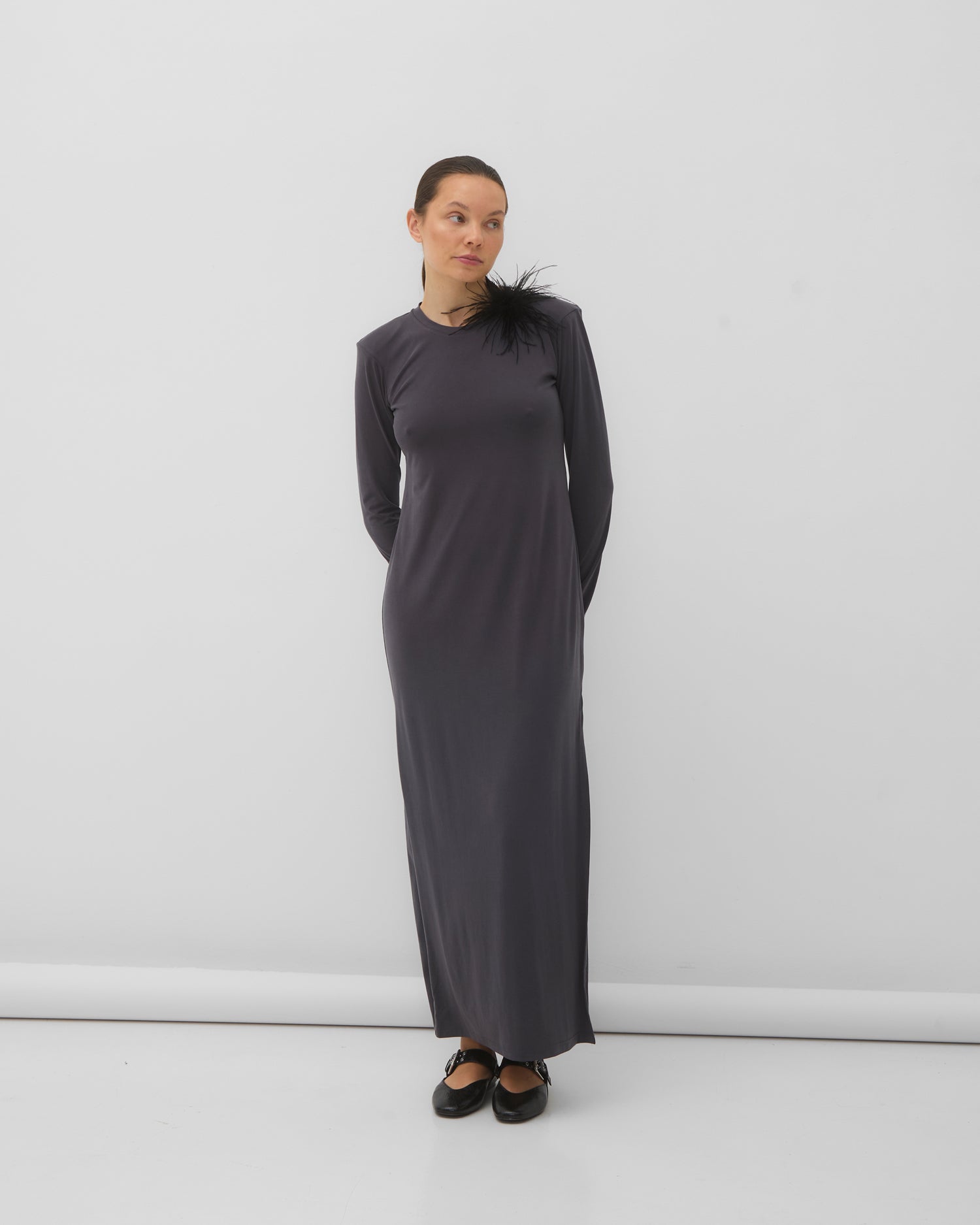 Sukienka Begin antracite