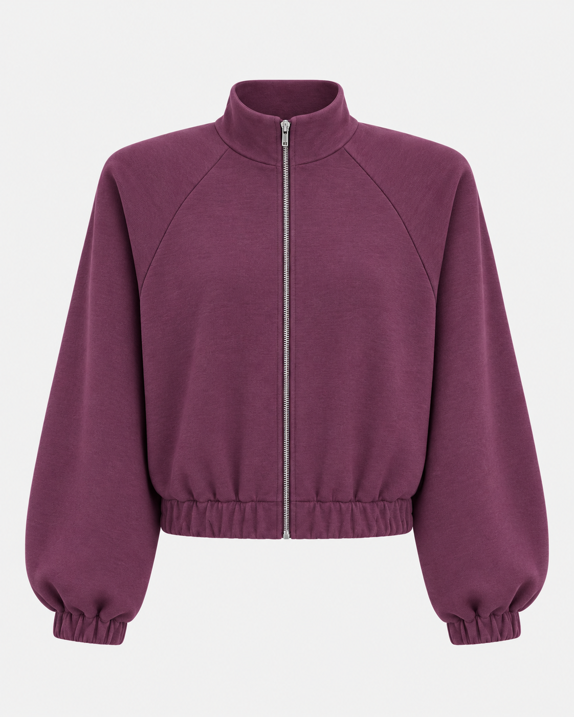 Bluza Wow zipper mauve wine
