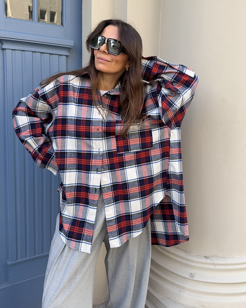 Koszula Calm oversize coral