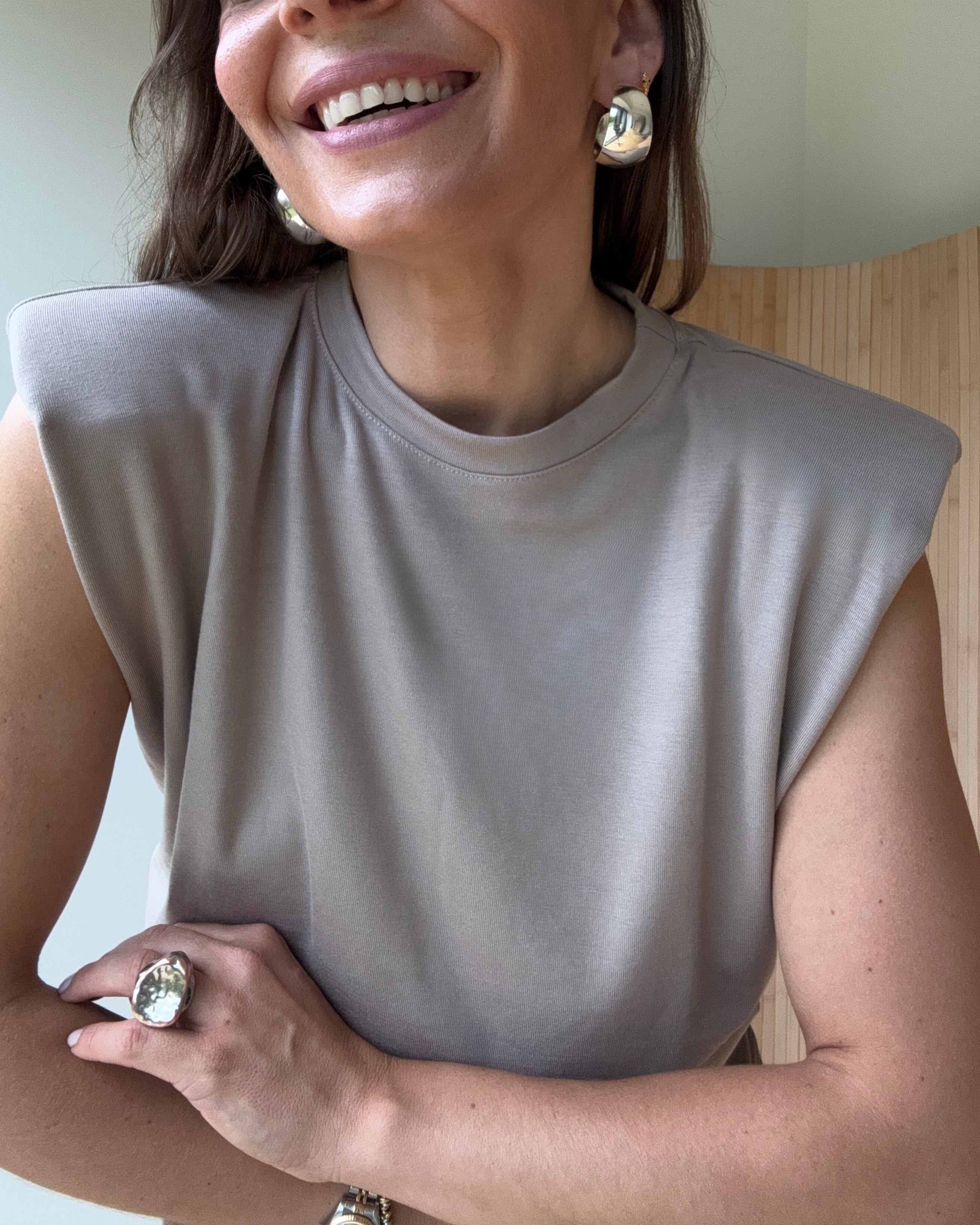 Top Noble taupe super soft