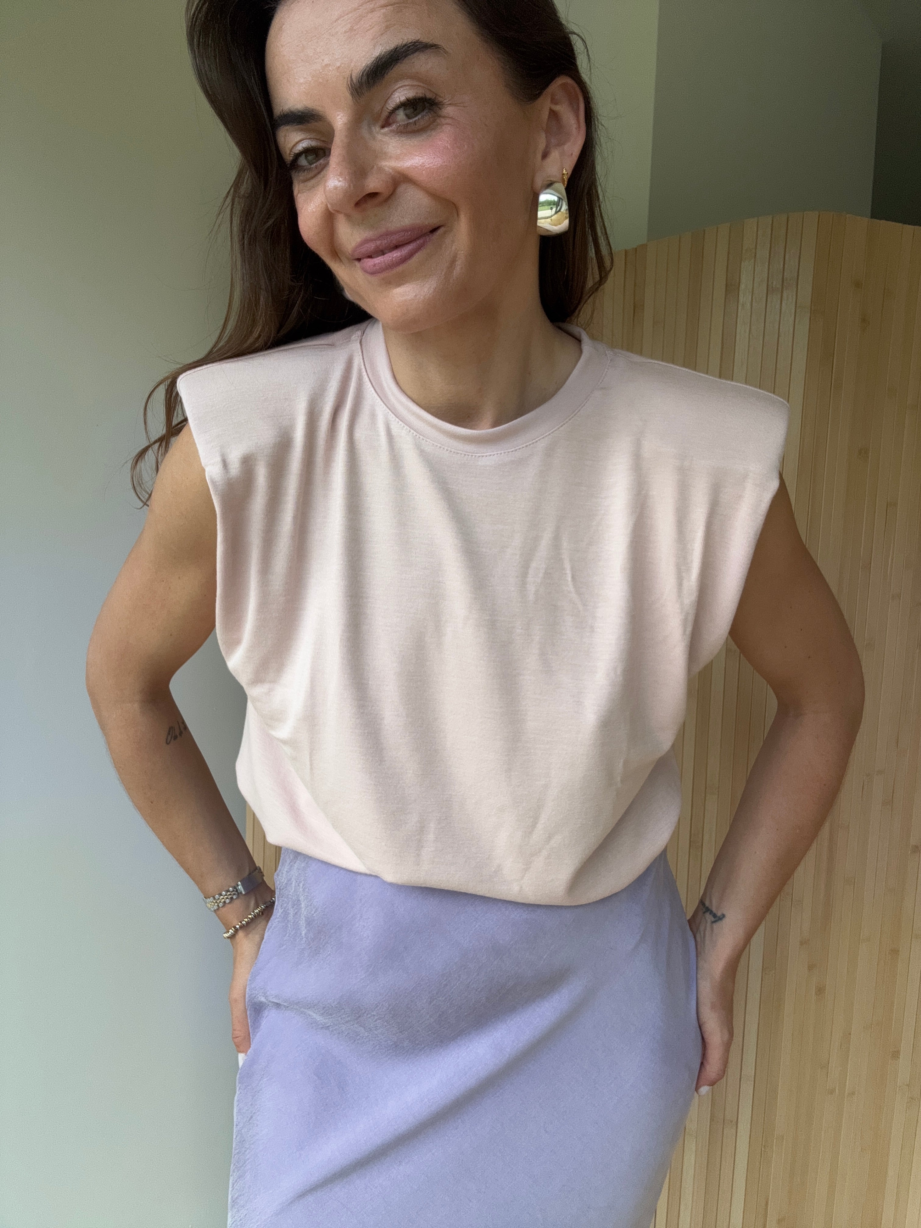 Top Noble pink pastel super soft