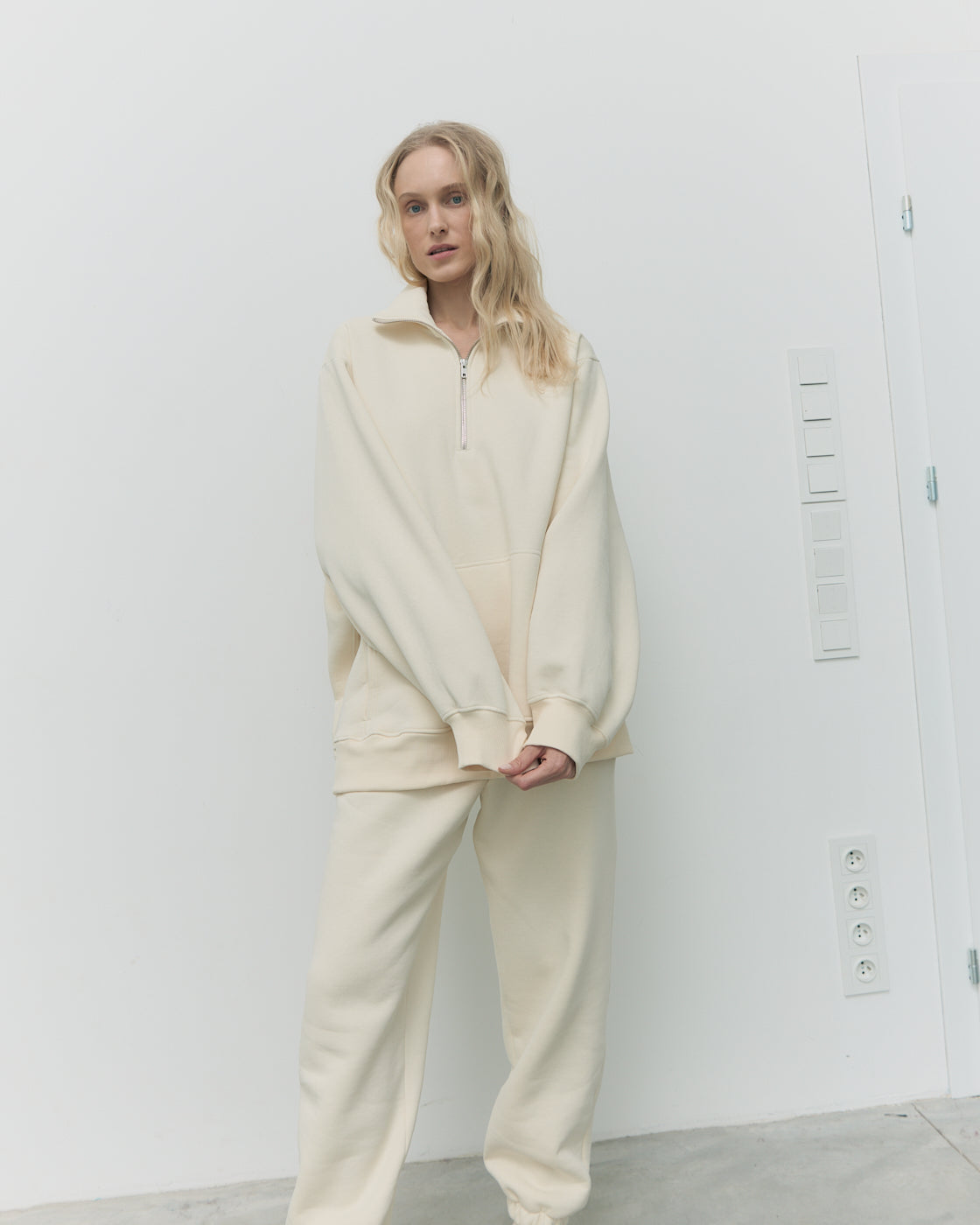 Bluza Patchouli zamek antique ecru