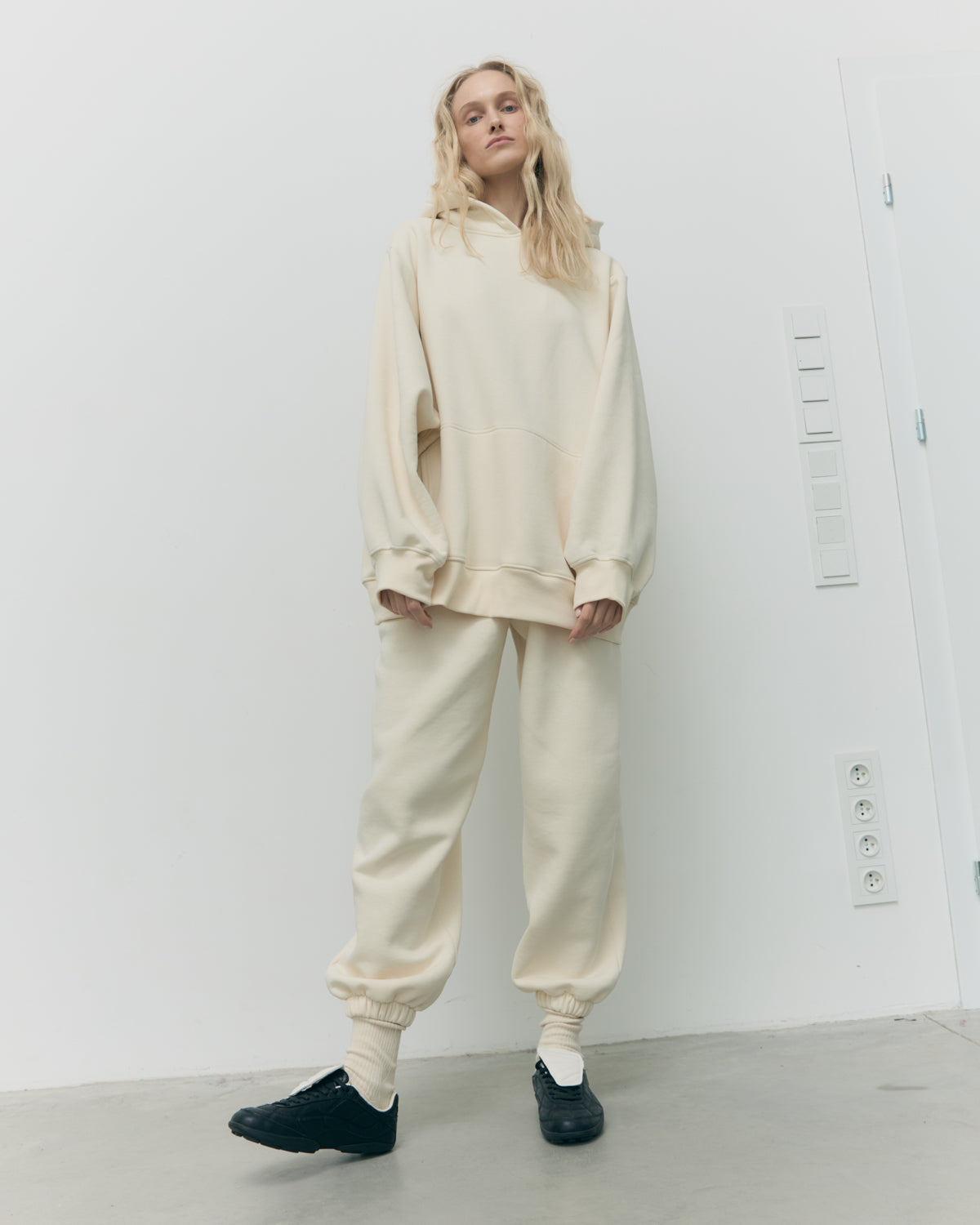 Bluza Patchouli antique ecru z kapturem