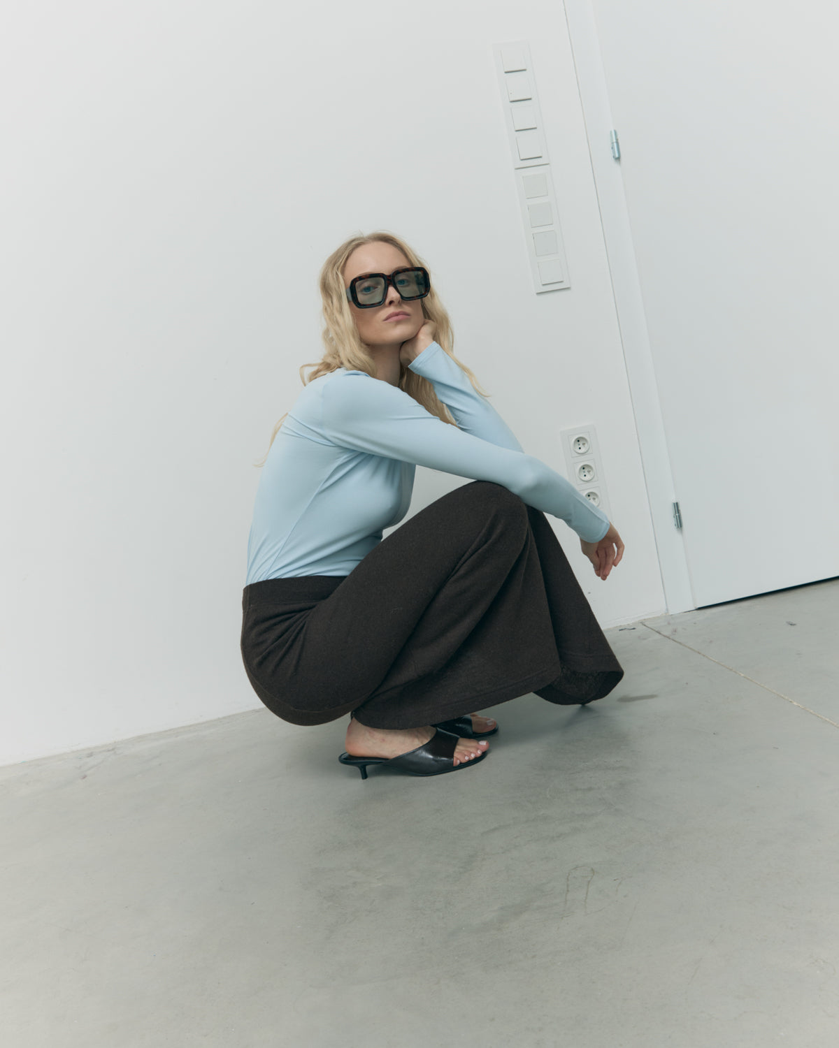 Longsleeve Stockholm spa blue