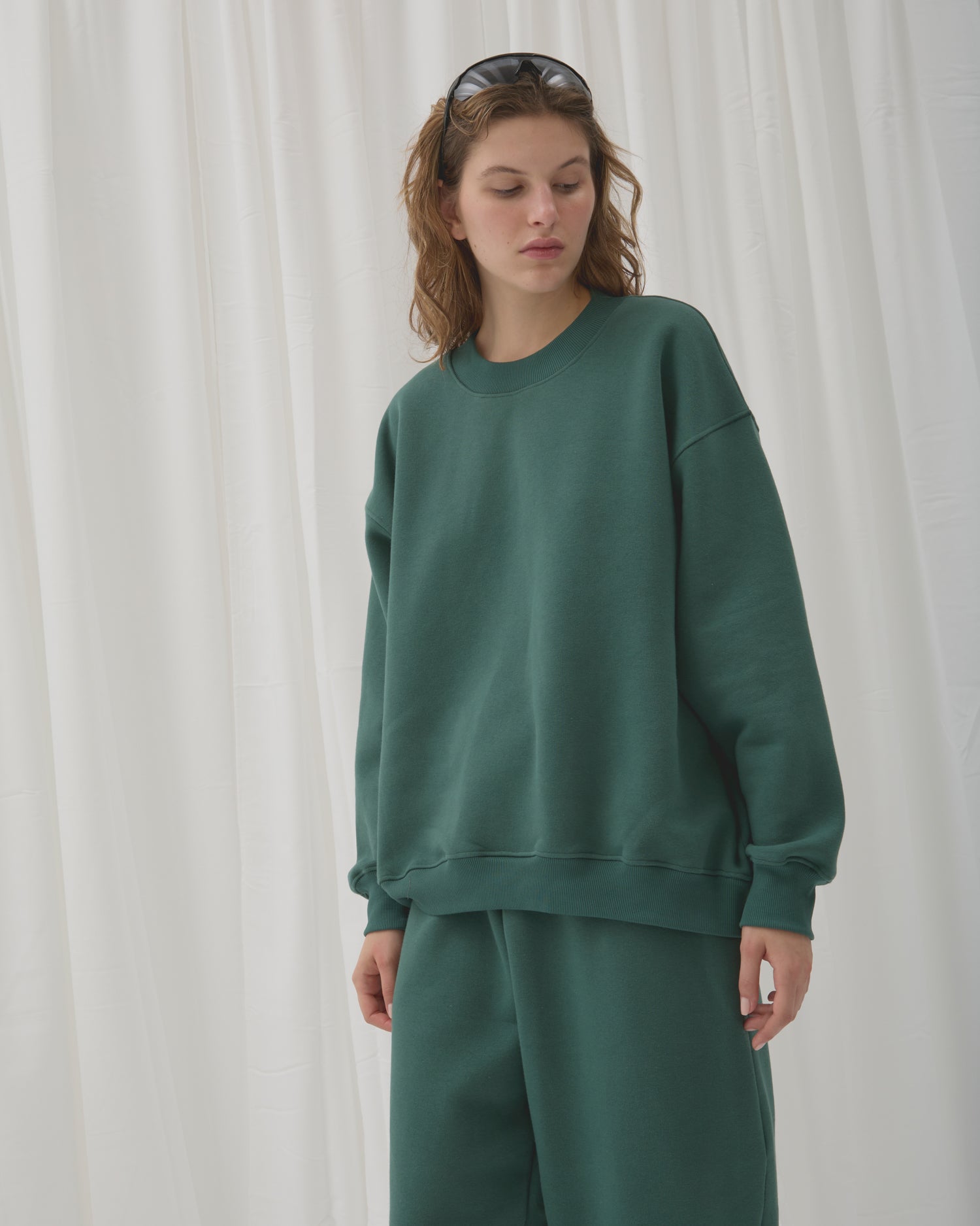 Bluza Cheer long emerald