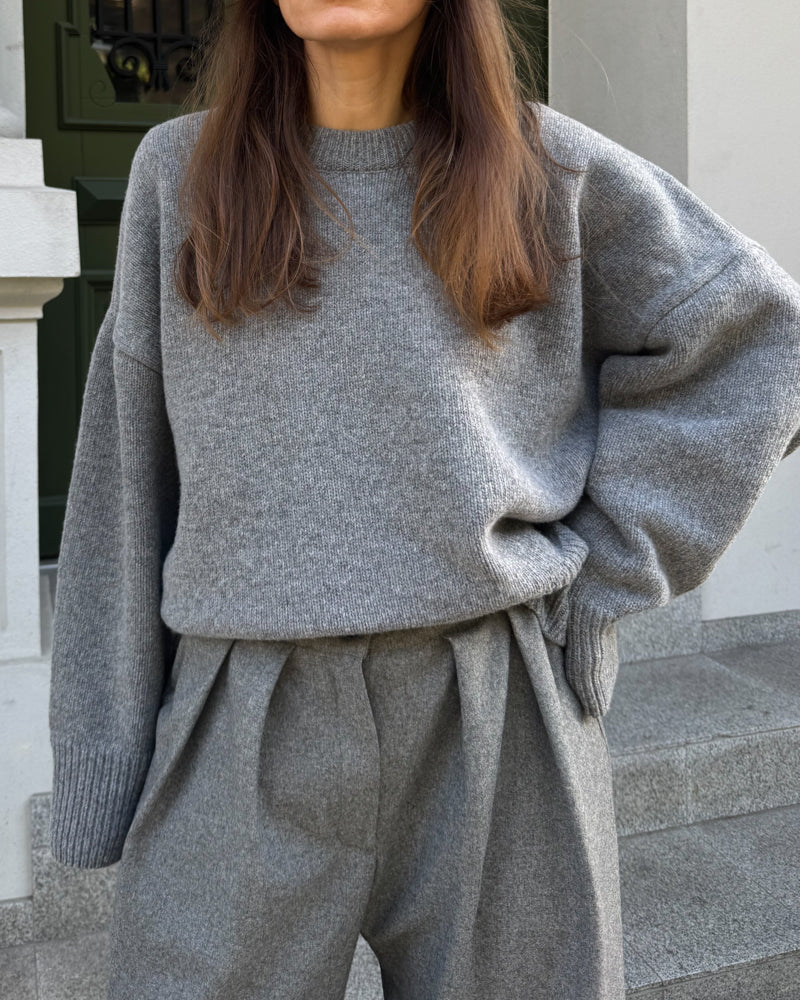 Wełniany sweter Aspen grey