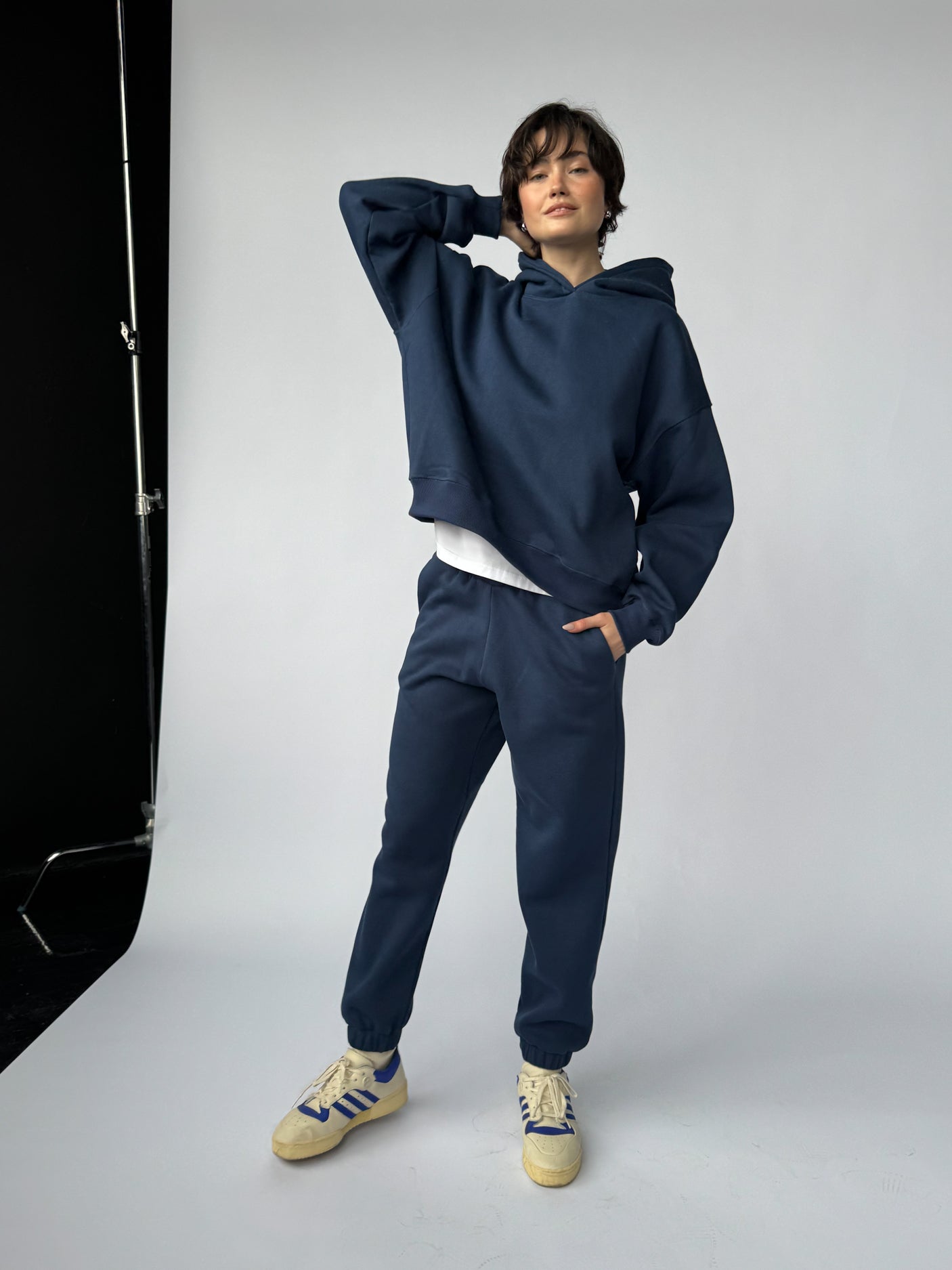 Bluza Soho navy z kapturem