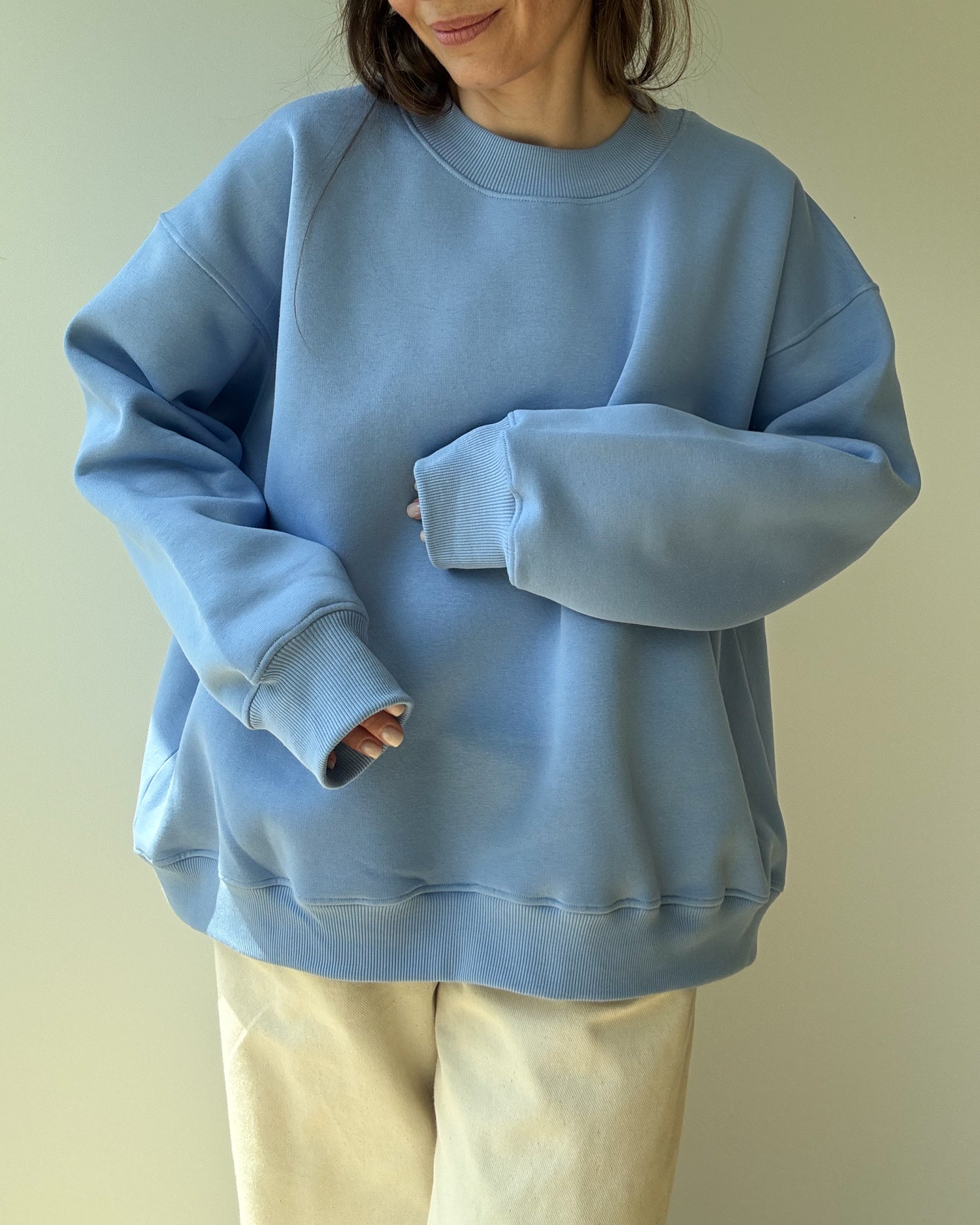 Bluza Cheer long sky blue