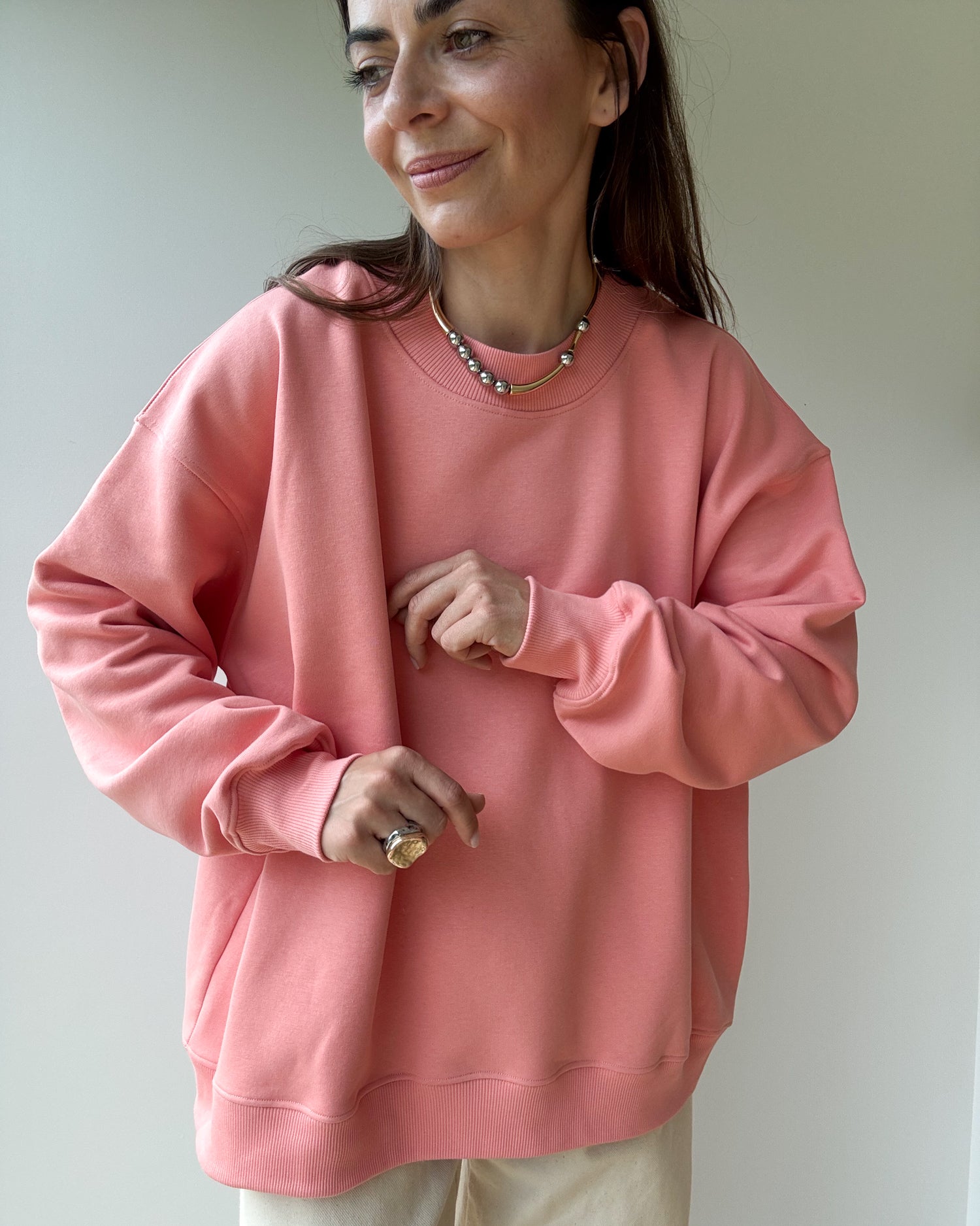 Bluza Cheer long coral