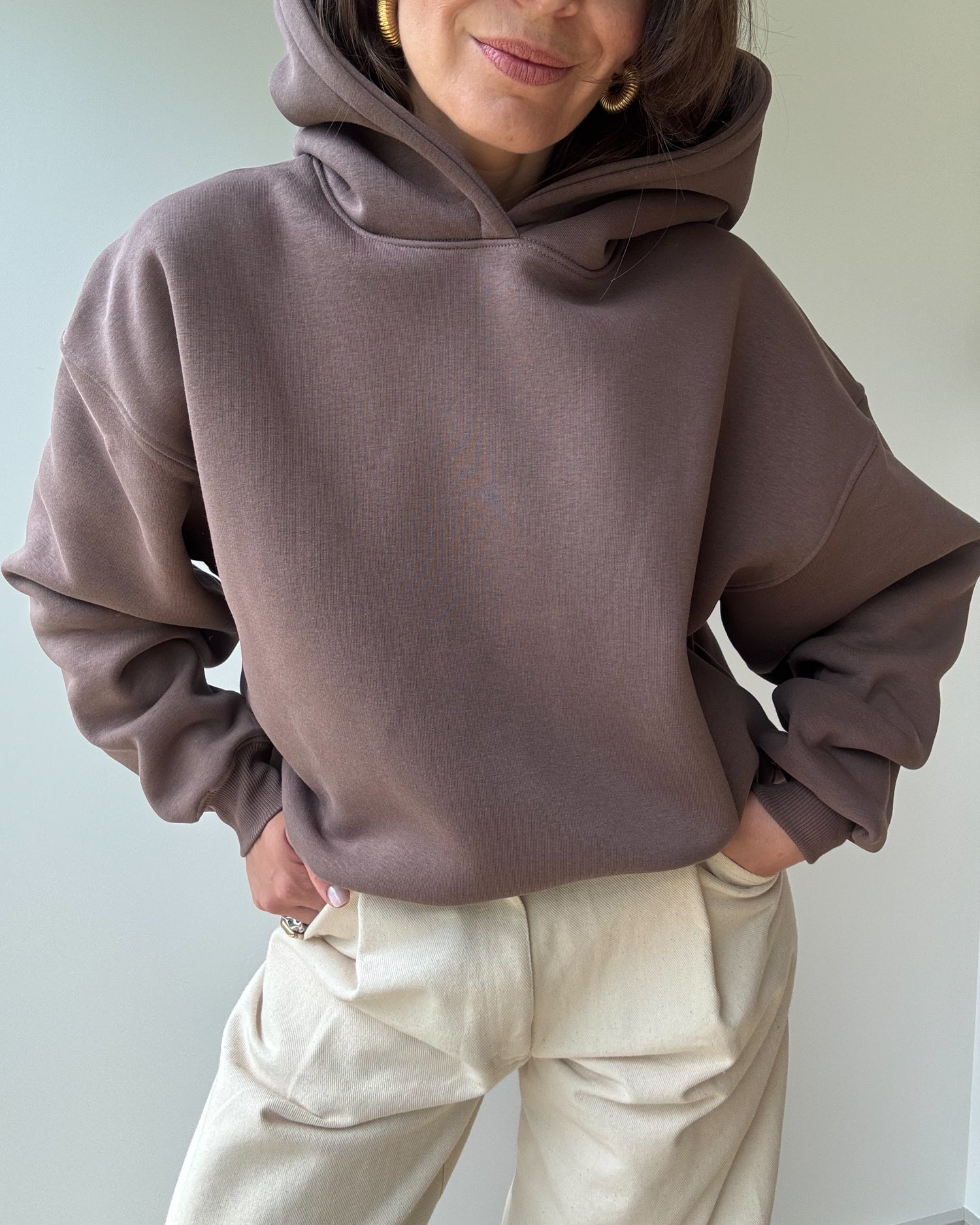 Bluza Soho choclate z kapturem