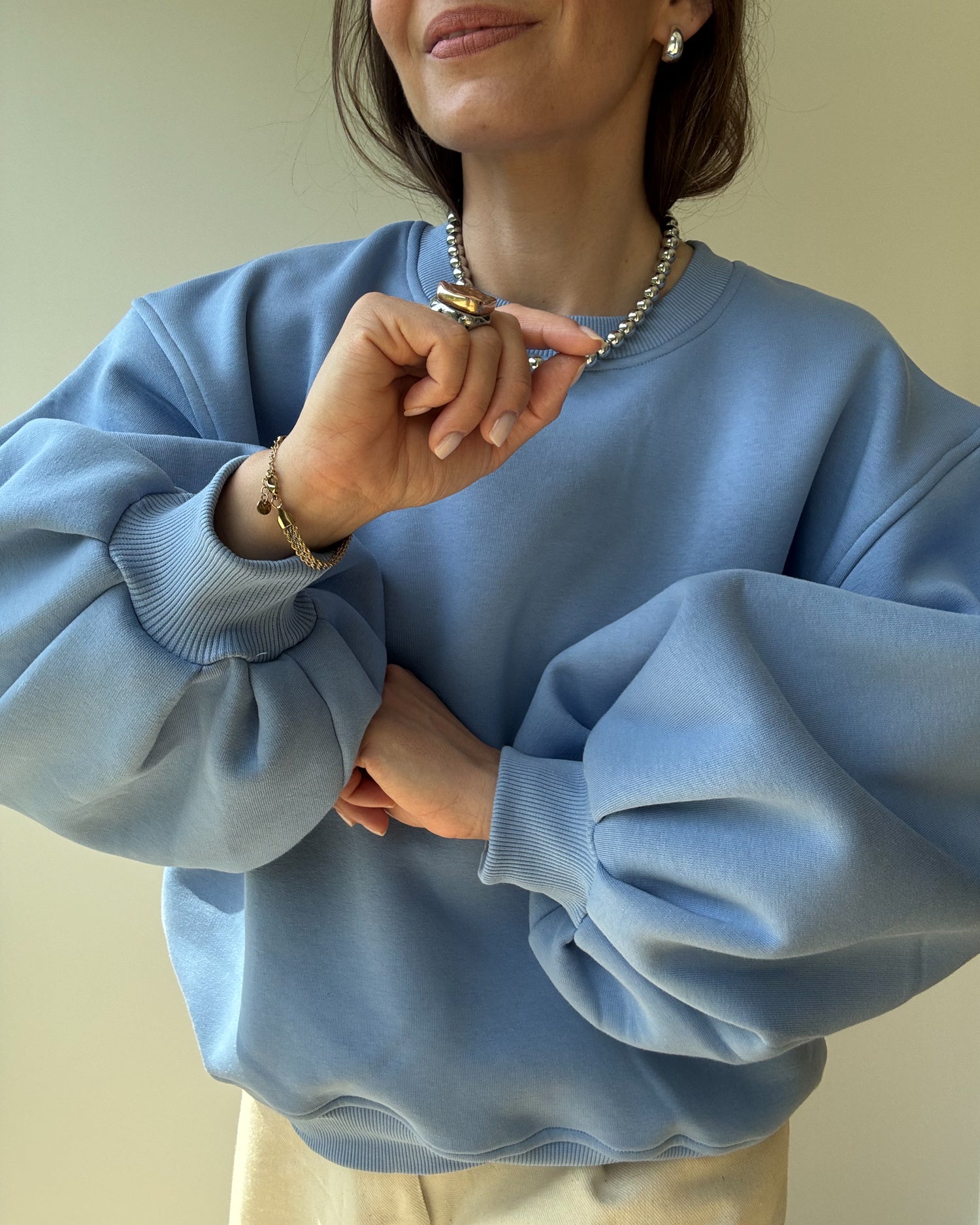 Bluza Enjoyable sky blue