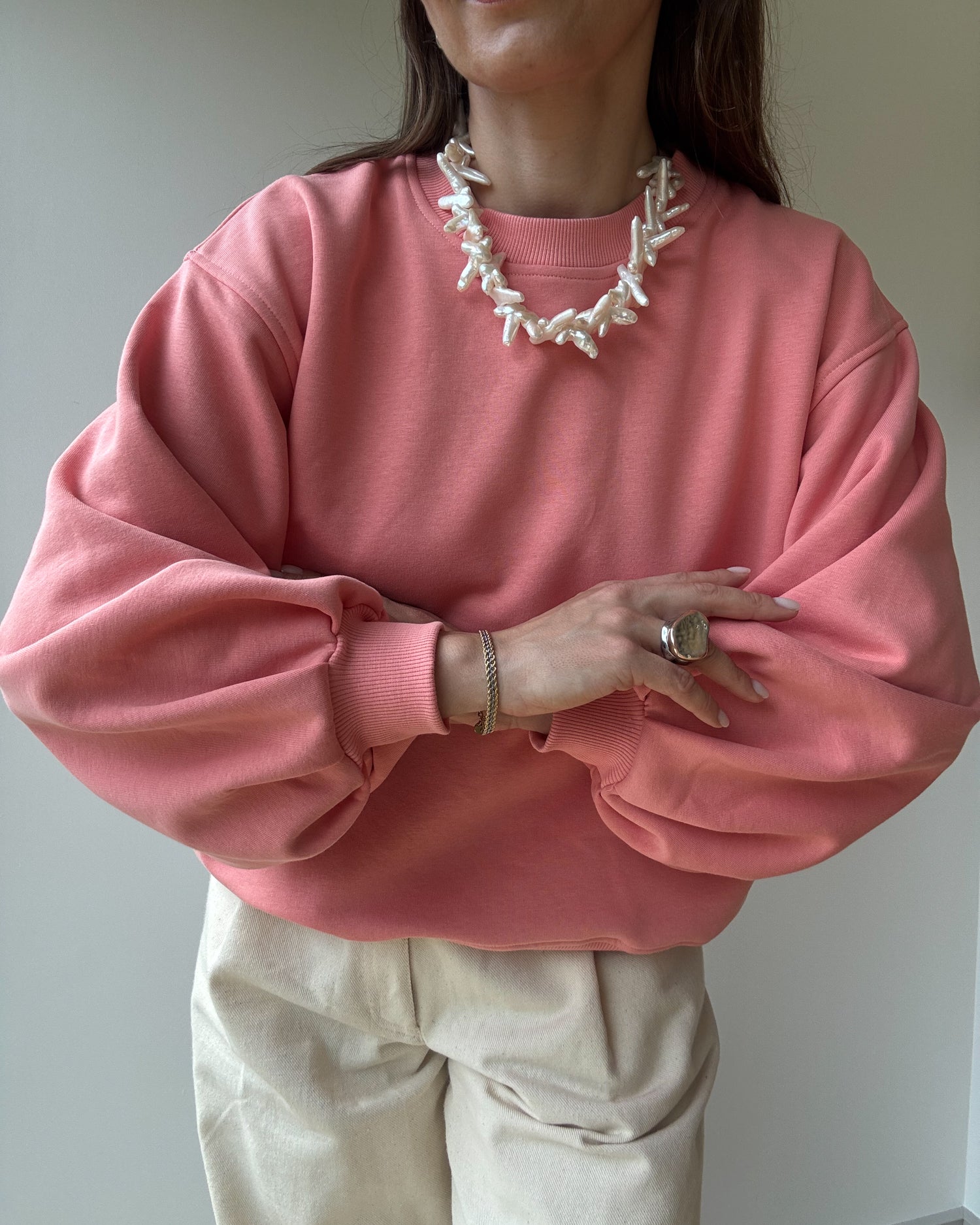 Bluza Enjoyable coral