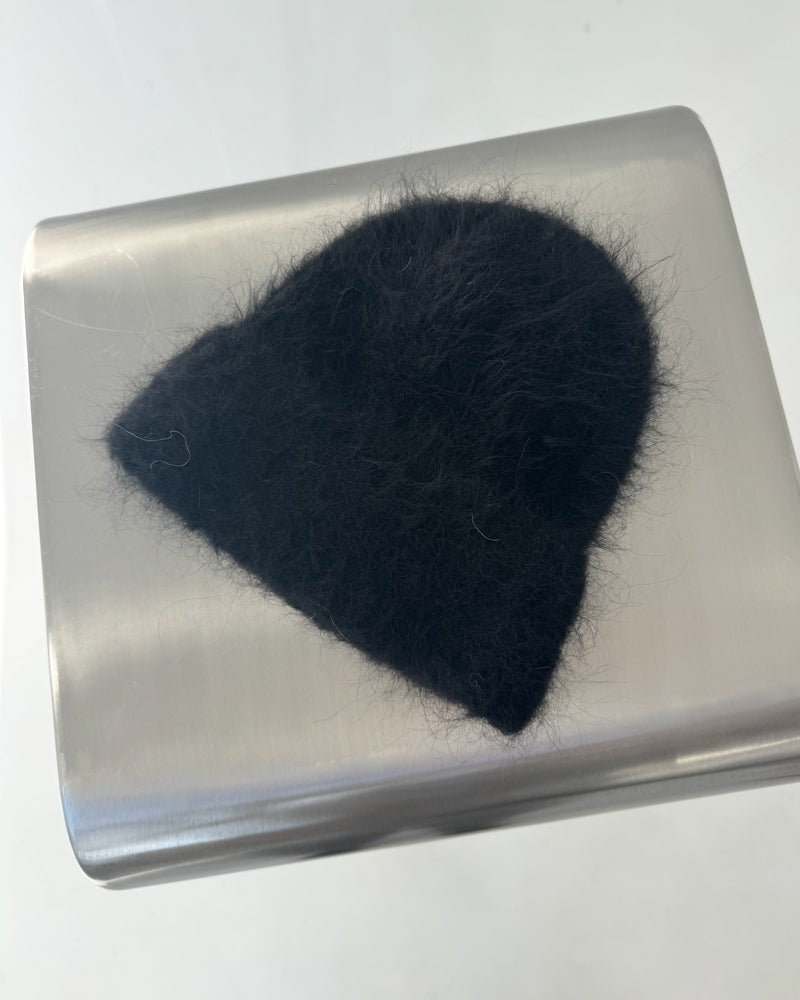 Wełniana czapka Cloudy black premium