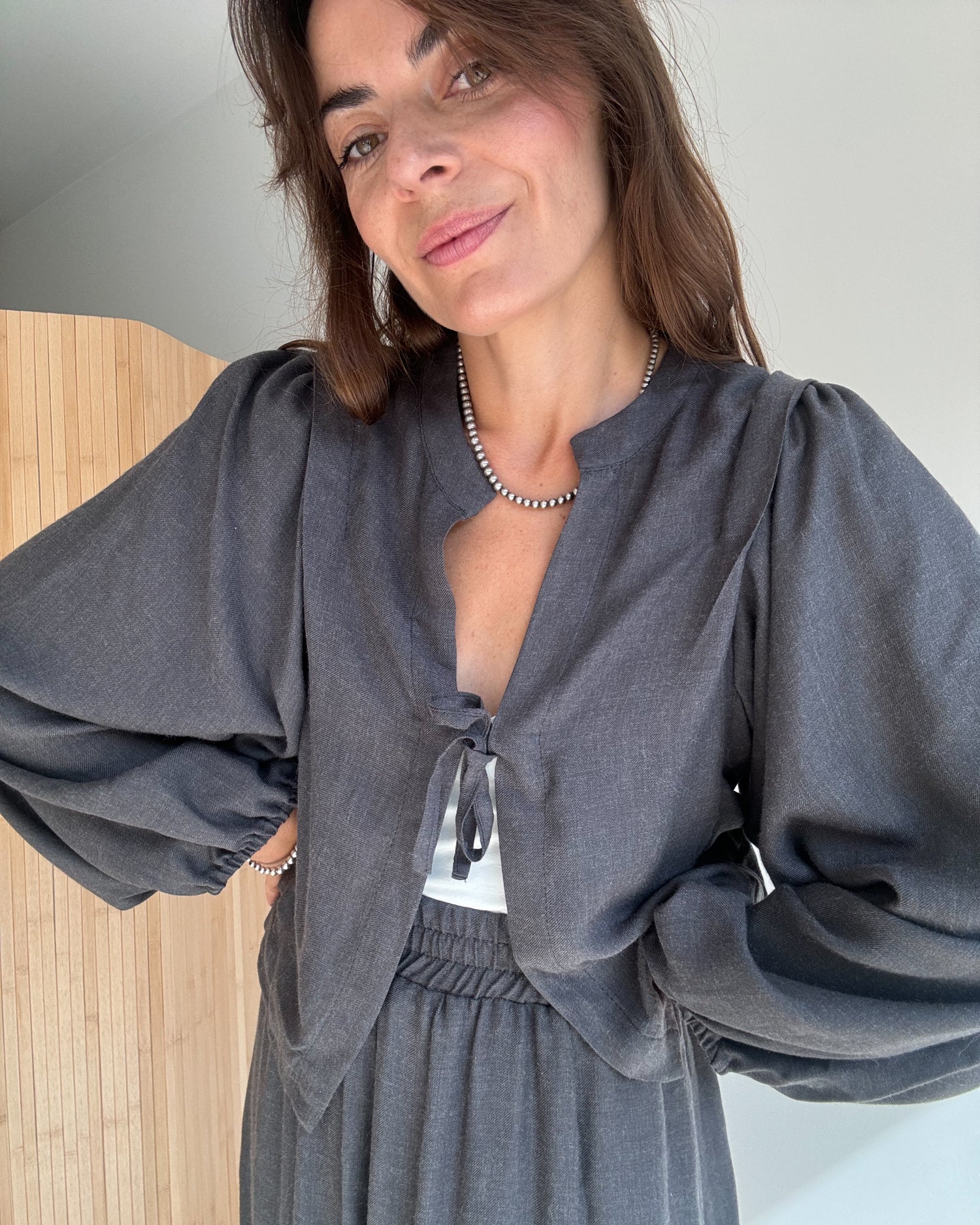 Koszula Bolero Chloe antracite