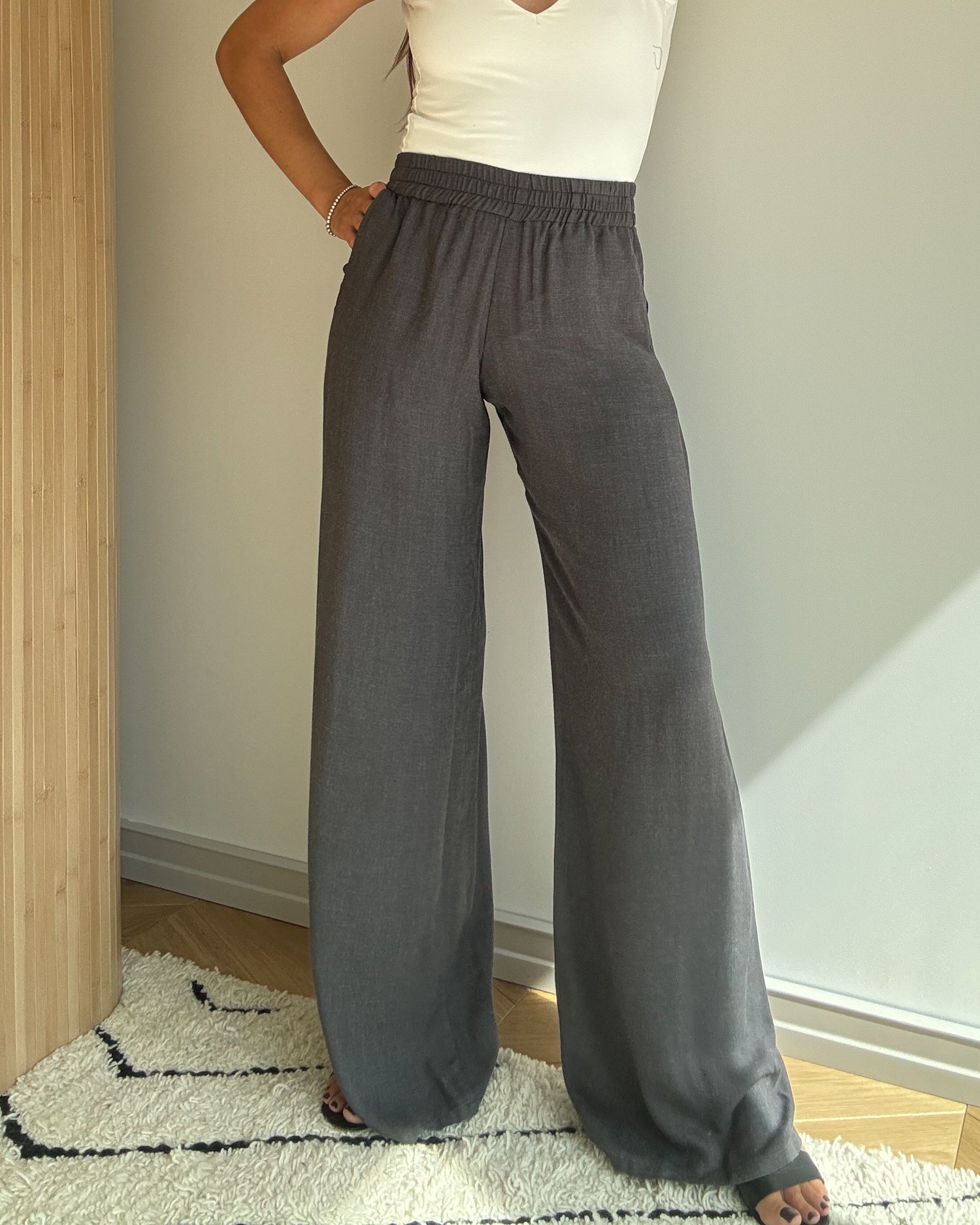 Spodnie antracite comfy