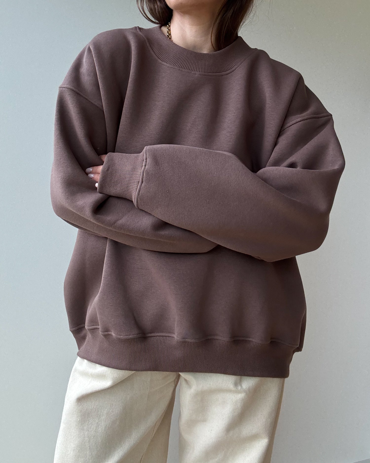 Bluza Cheer long choclate