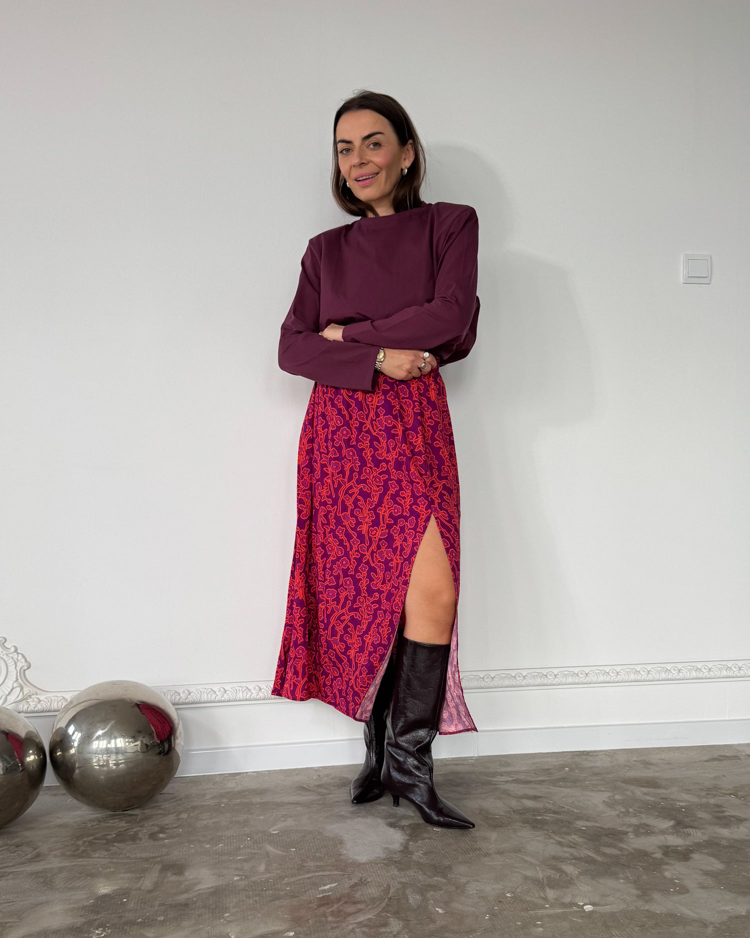 Spódnica Paola confident print