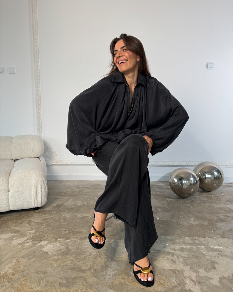 Koszula Emotion black lyocell