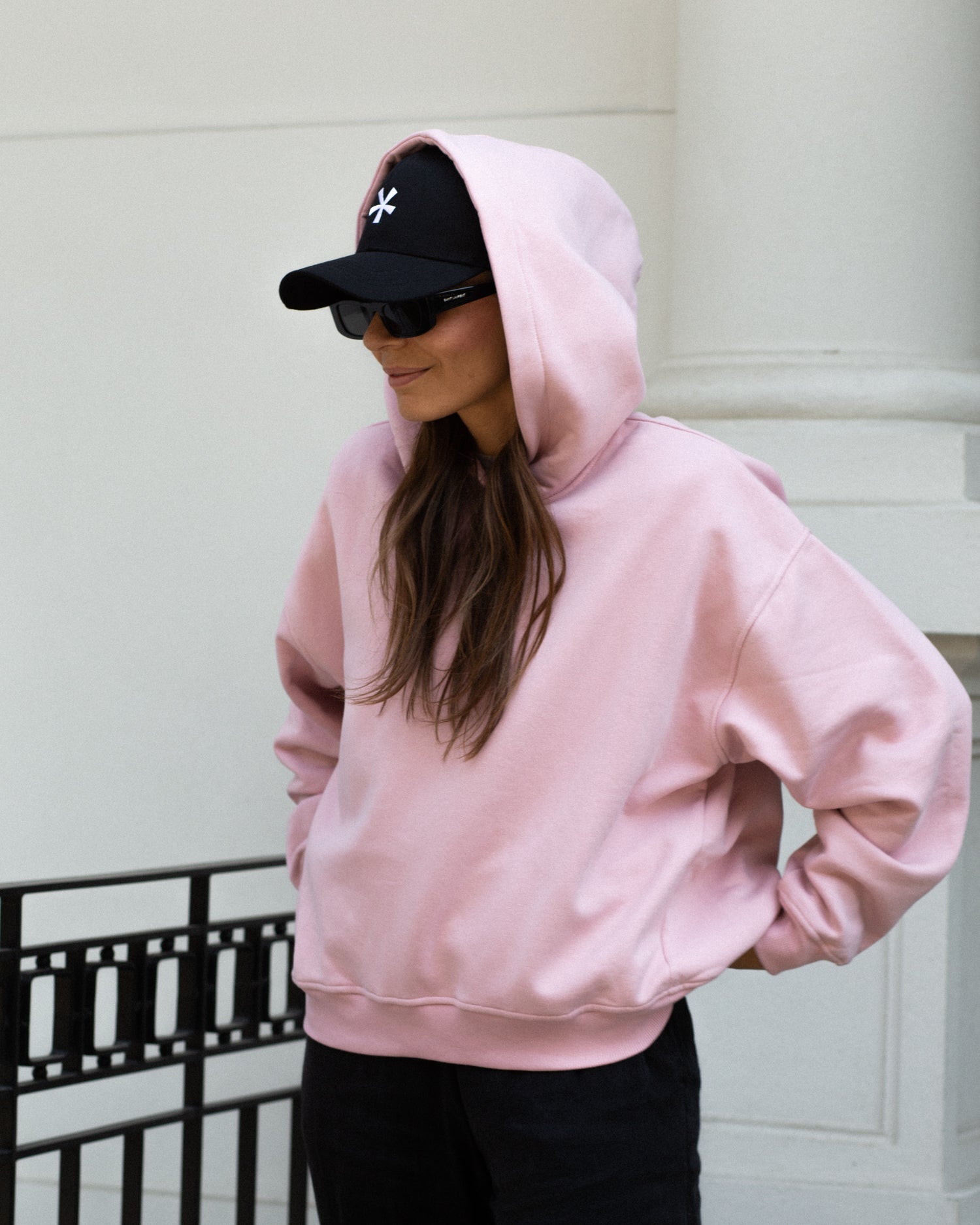 Bluza Soho roses z kapturem