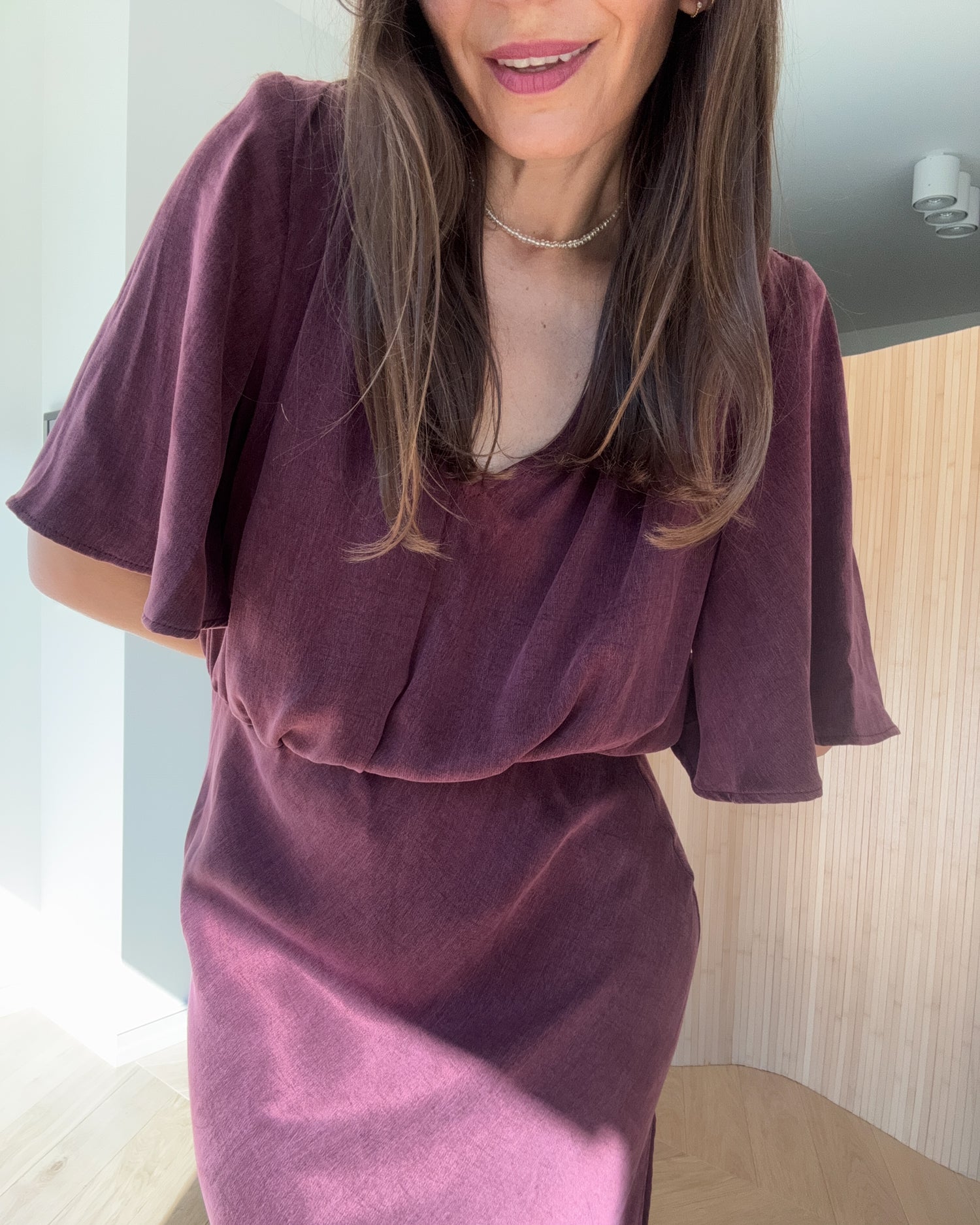 Sukienka Power burgundy