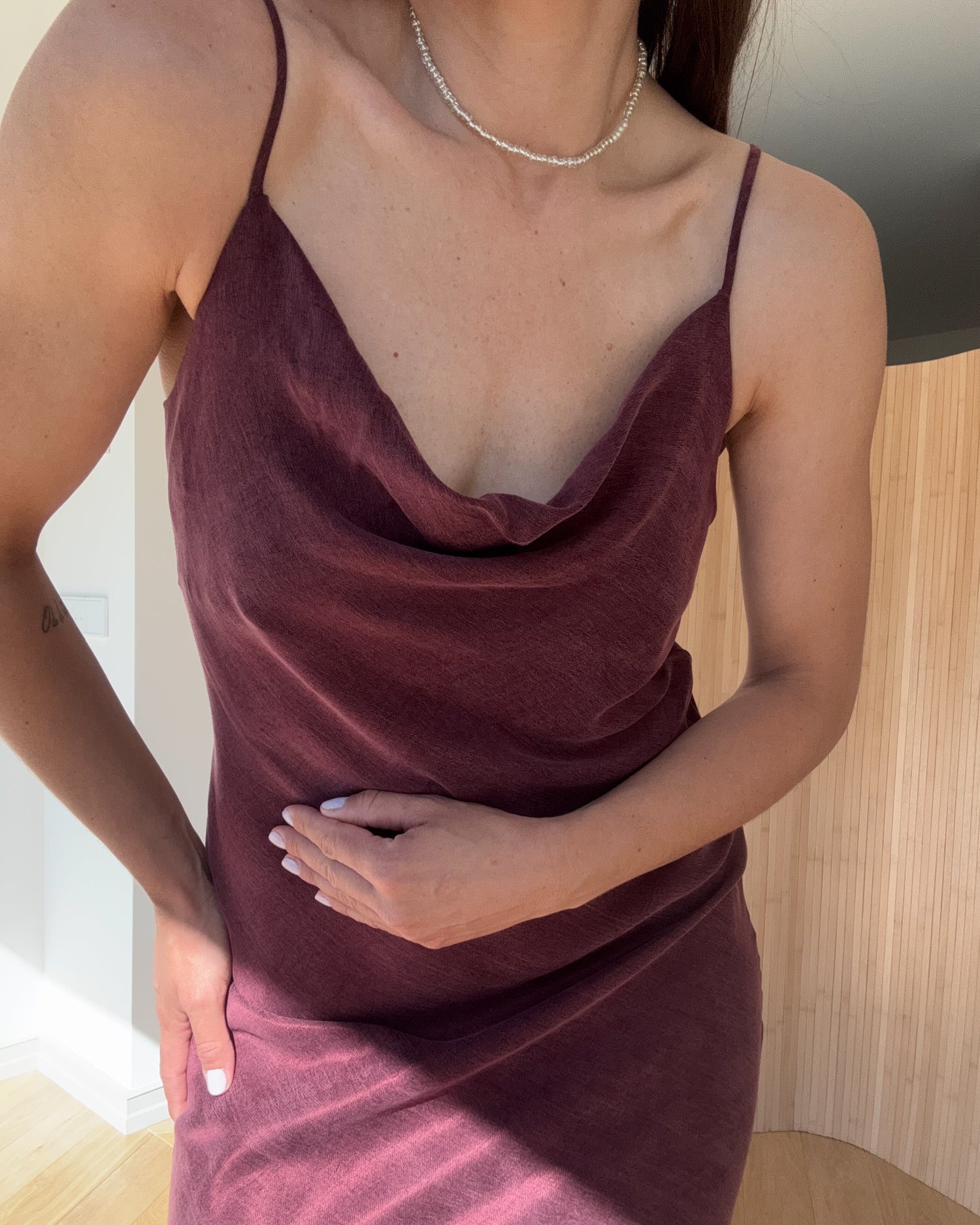 Sukienka Breath burgundy