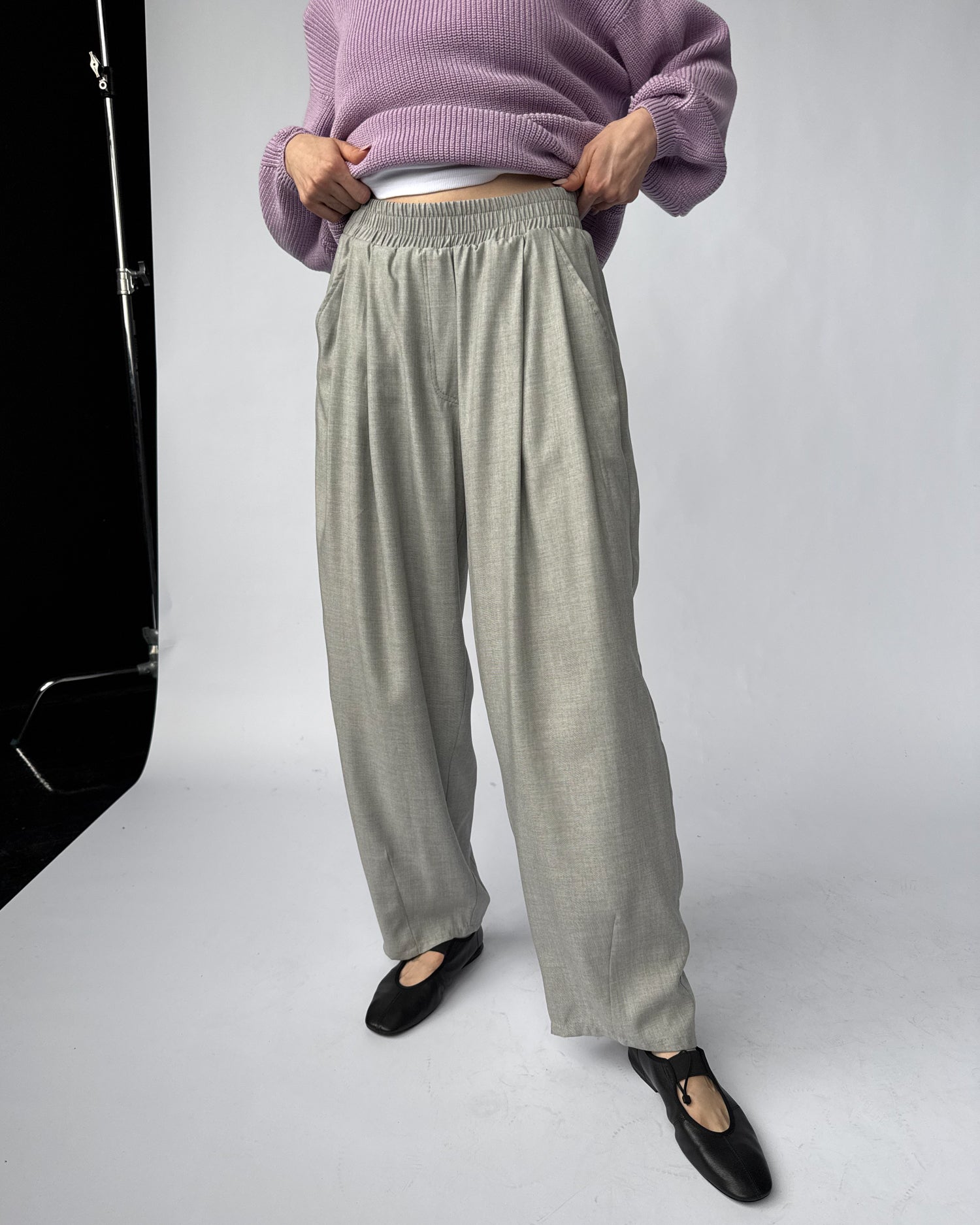 Spodnie Sento light grey