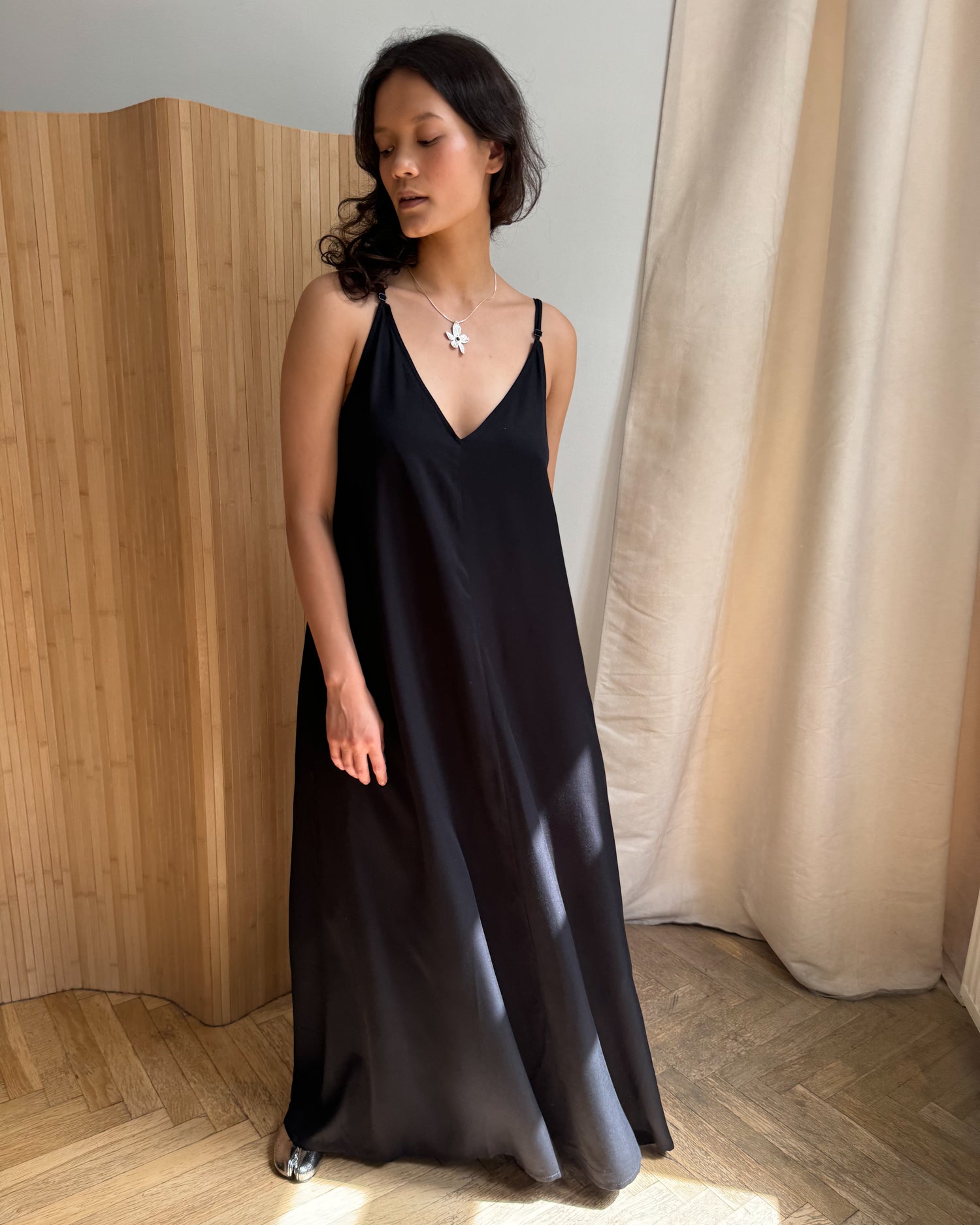 Sukienka maxi stormy black