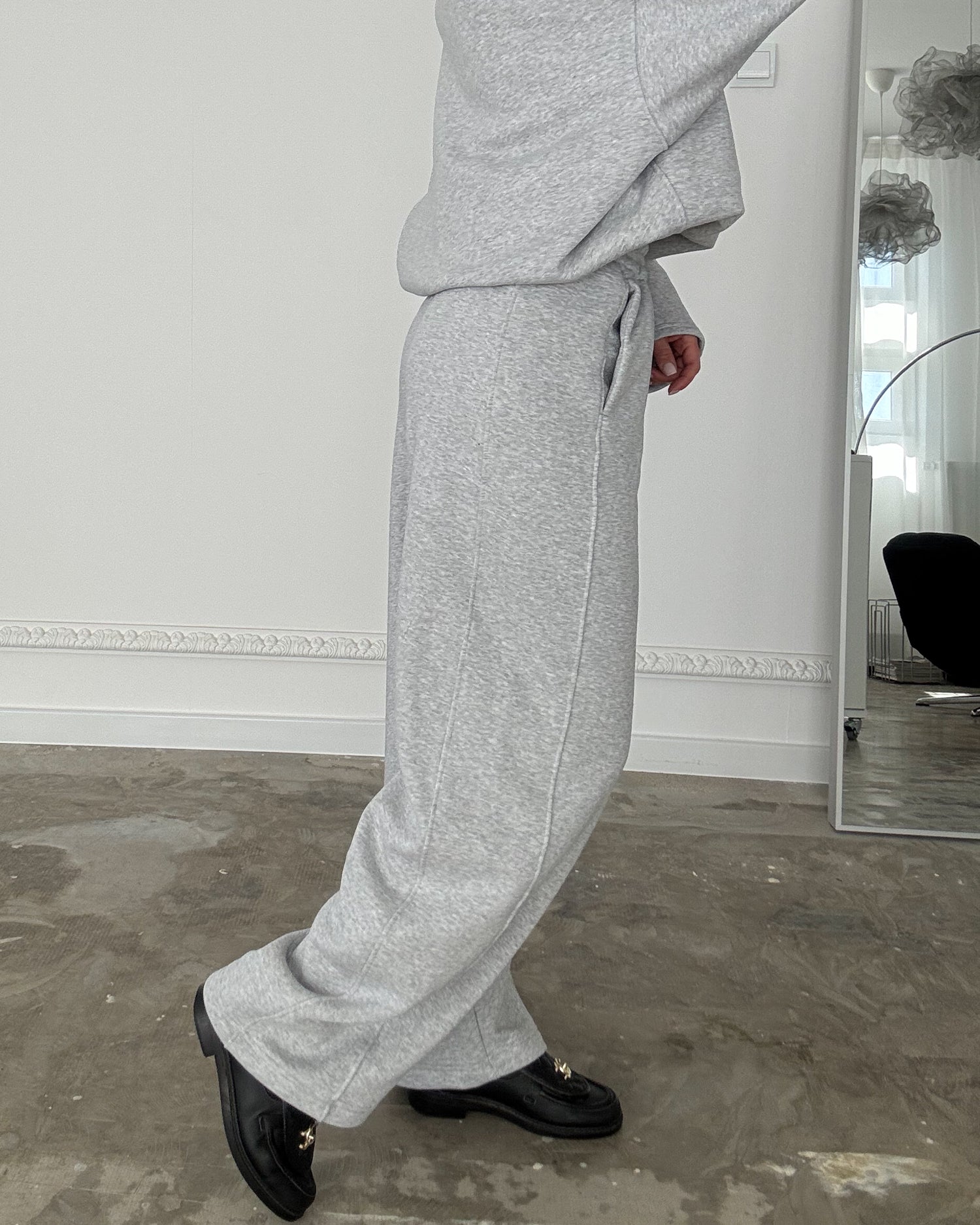 Spodnie Grounded light grey