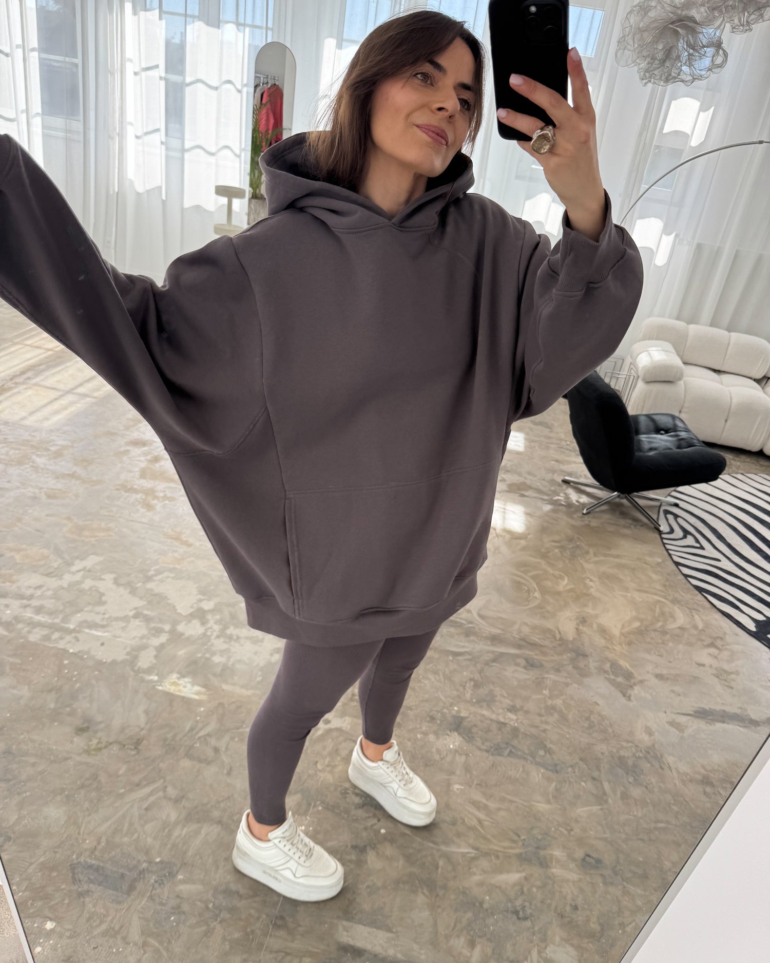 Bluza Patchouli cacao kaptur