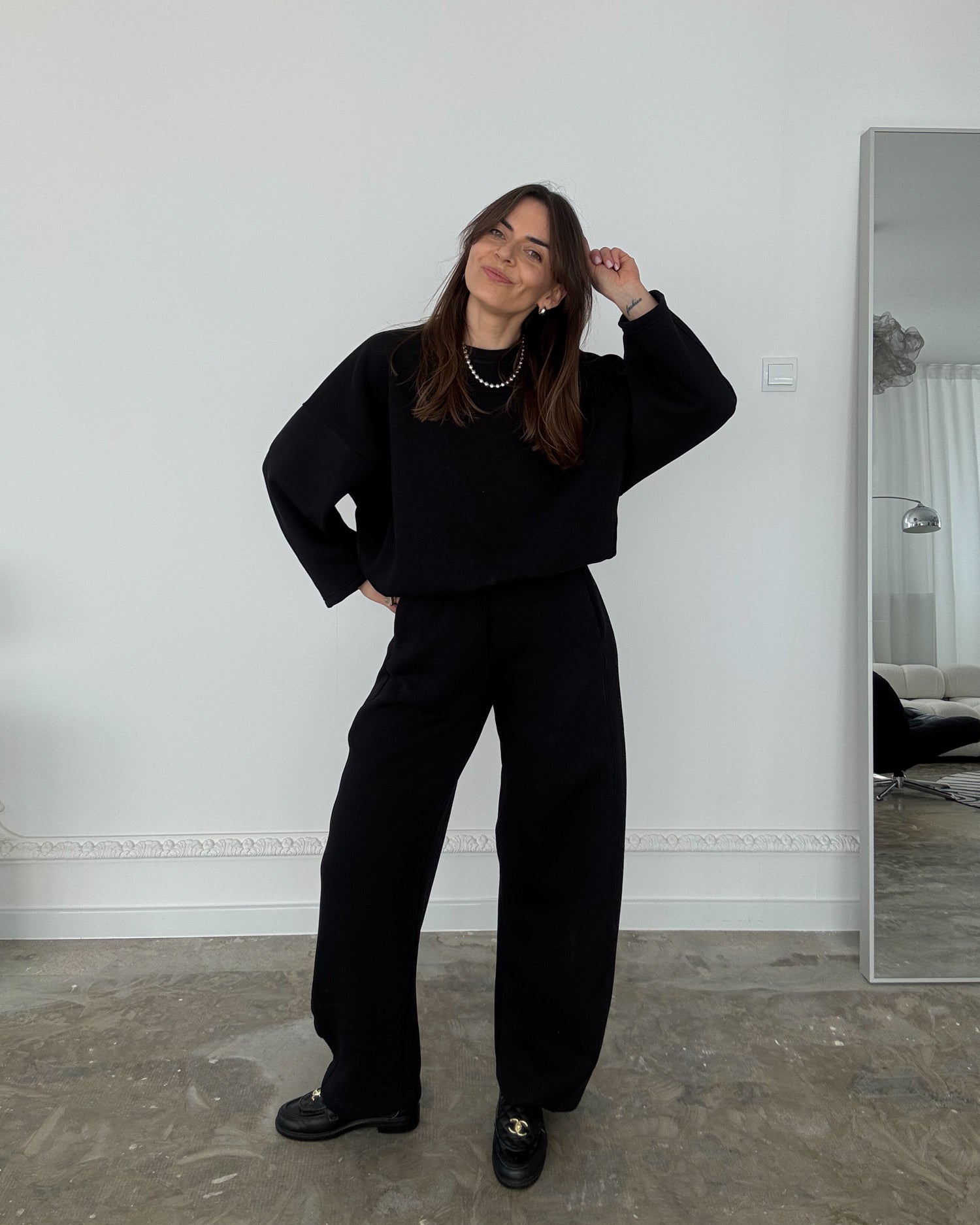 Spodnie Grounded black