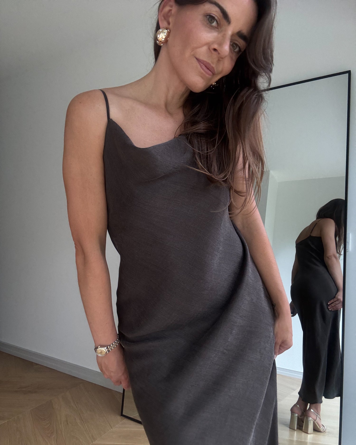 Sukienka Breath cacao