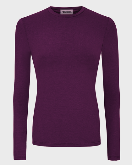 Longsleeve Stockholm dark magenta