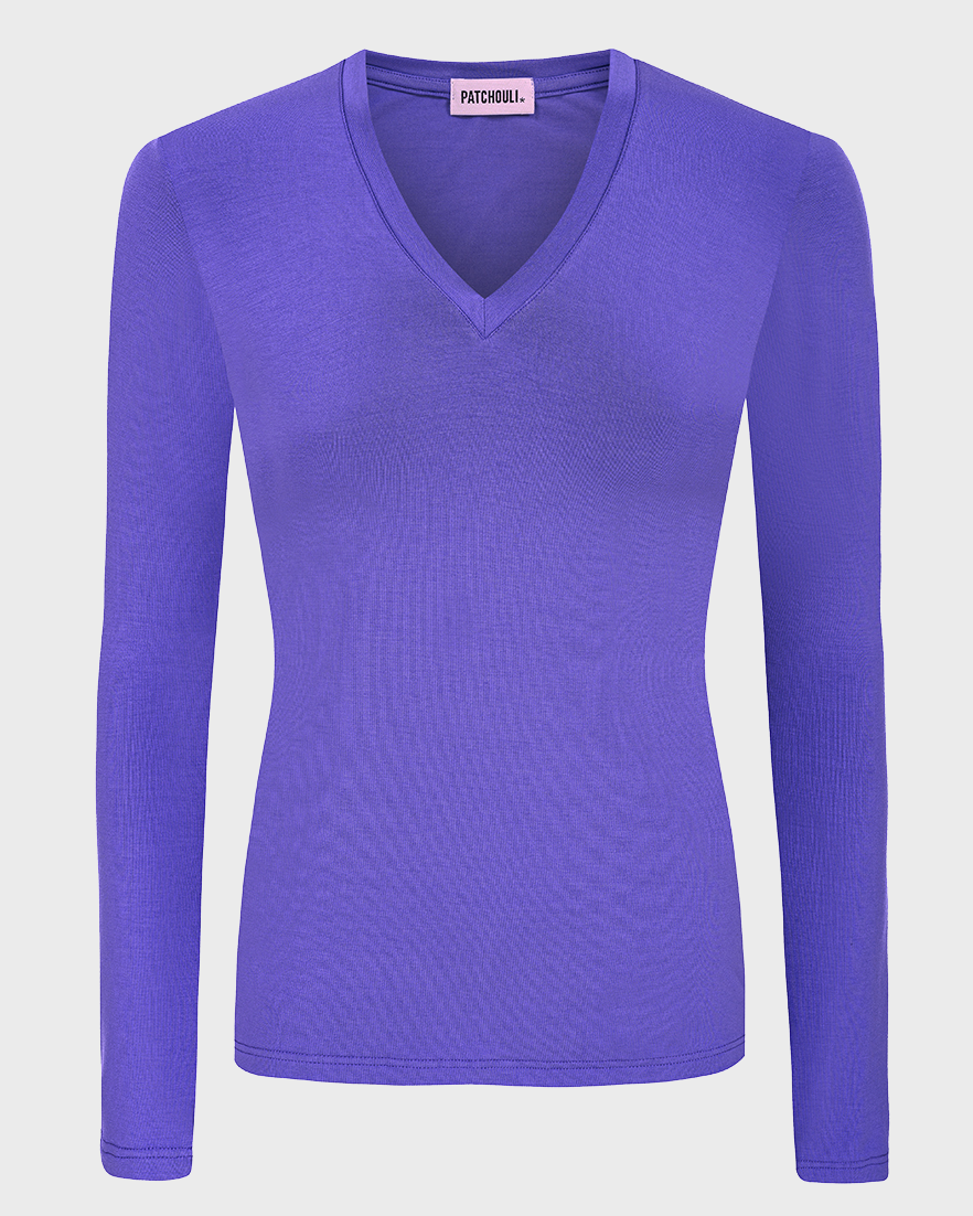 Longsleeve Stockholm very peri v neck