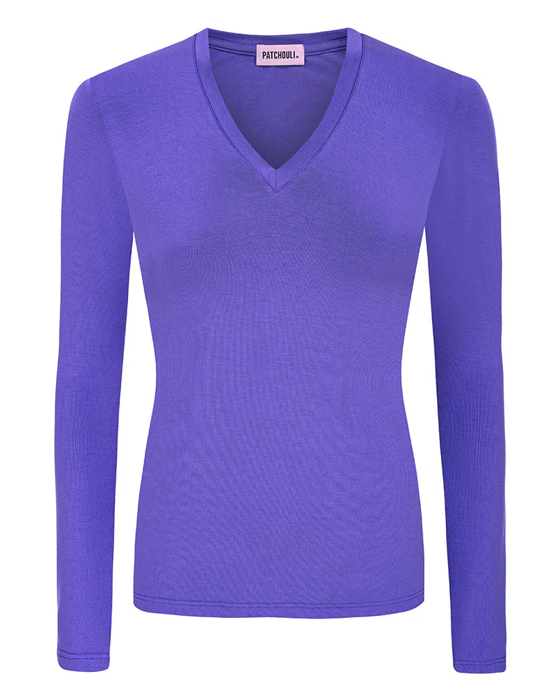 Longsleeve Stockholm very peri v neck