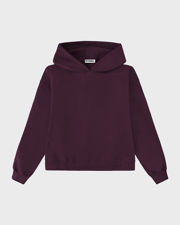 Bluza Soho mauve wine z kapturem