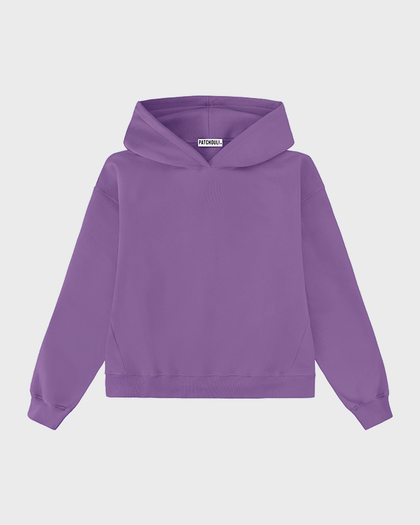 Bluza Soho plum z kapturem