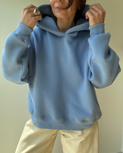 Bluza Soho sky blue z kapturem