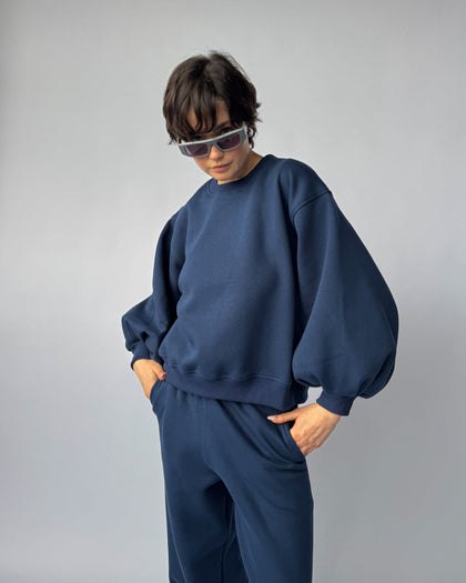 Bluza Enjoyable navy blue