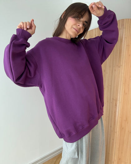 Bluza Cheer long royal purple