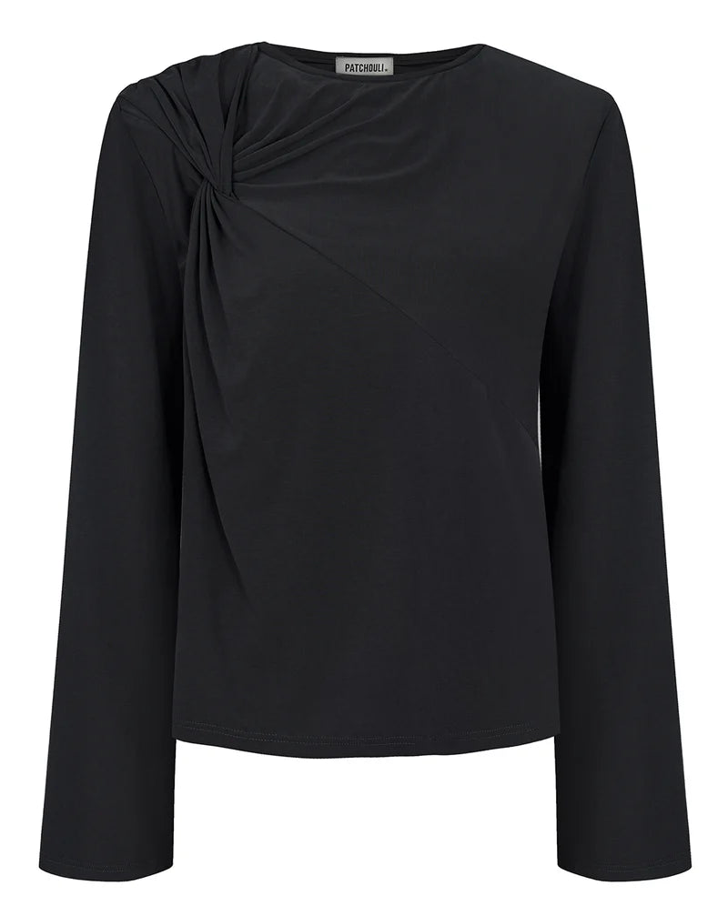 Longsleeve Bloom modal black