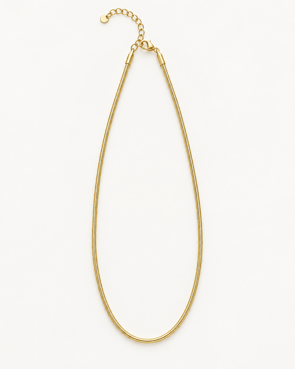 Naszyjnik Snake Gold 4 mm