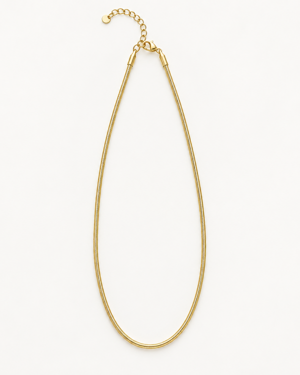 Naszyjnik Snake Gold 4 mm