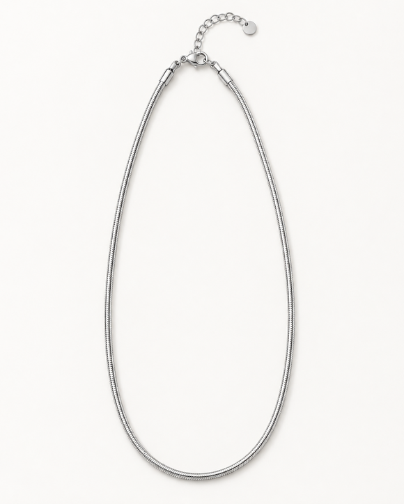 Naszyjnik Snake Silver 4 mm