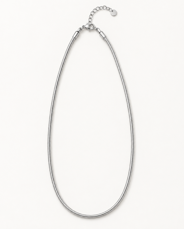 Naszyjnik Snake Silver 4 mm