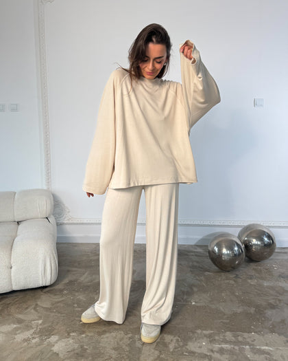 Longsleeve Chillout capuccino foam