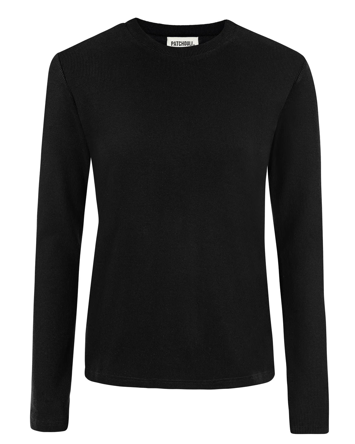 Bluzka Oslo longsleeve black crew neck