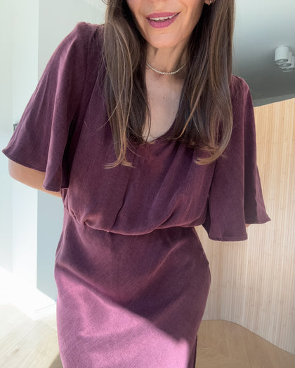 Sukienka Power burgundy