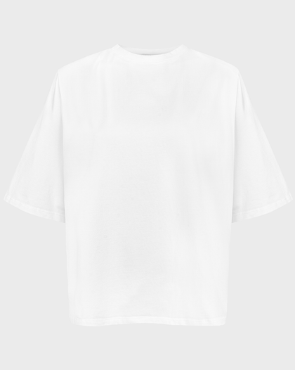 T-Shirt Art white crew neck