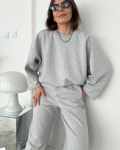 Bluza Grounded light grey