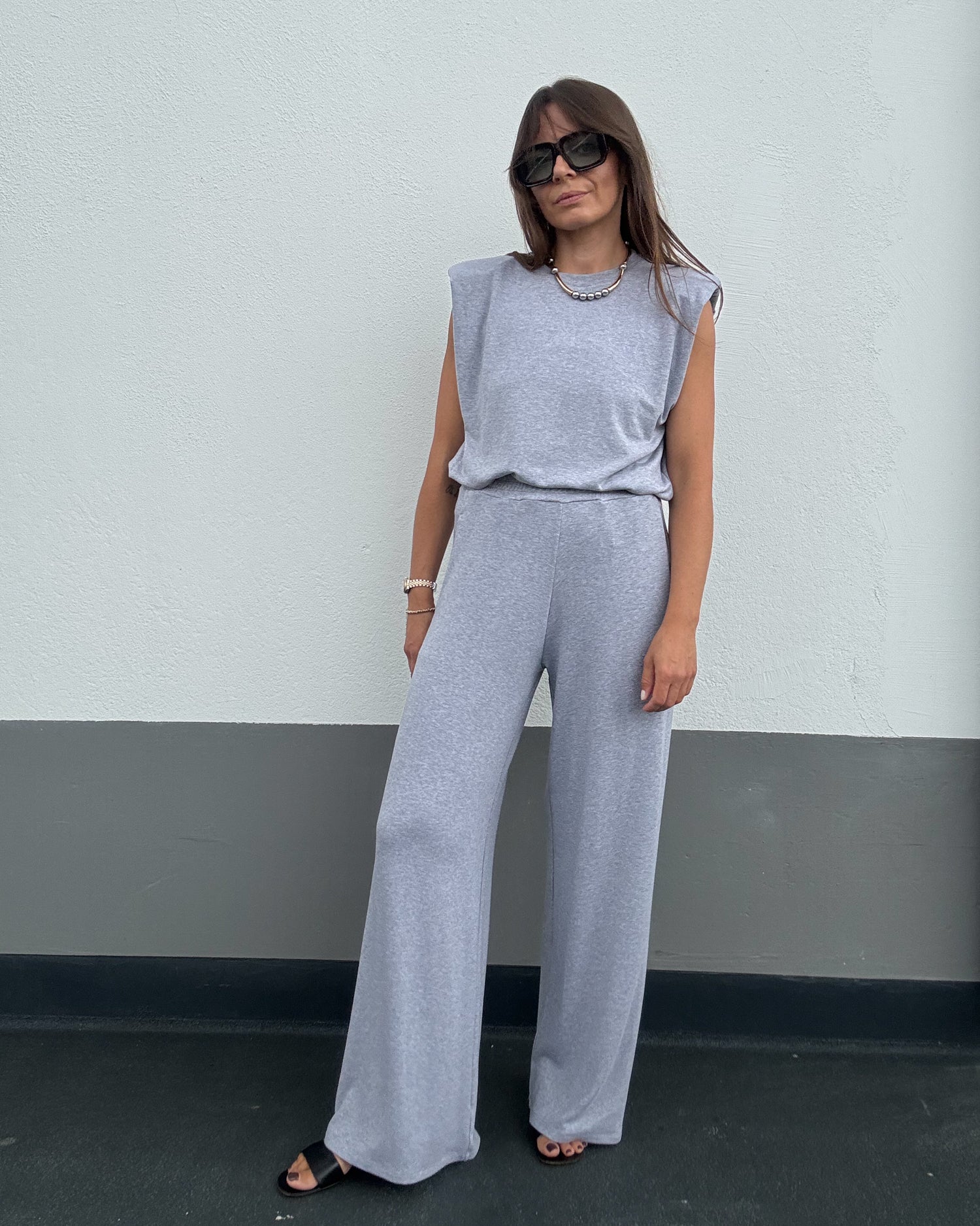 Spodnie Gentle super soft light grey